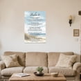 thumbnail image 3 of ZHONGYUTONG Christian Canvas Wall Art Psalm 23 Pictures Coastal Beach Wall Decor Scripture Bible Verses Prints Inspirational Poster for Home Framed (20.00" x 30.00"), 3 of 5