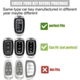 thumbnail image 2 of LAICAIW Compatible for Hyundai Key Fob Cover with Keychain Lanyard, Key Fob Protector Shell Compatible with Elantra GT Sport Santa Fe Palisade Kona Keyless Entry Smart Key Case, 2 of 6