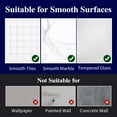 thumbnail image 5 of Kitsure Adhesive Shower Caddy, Rustproof Shower Rack, 2 Pack Shower Shelf for Inside Shower with 4 Removable Hooks, 5 of 6