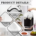 thumbnail image 4 of HELLHERO Protective Case with There is only one dust cover Lightweight Food Processor Cover for Home Kitchen Note Daisy, 4 of 6