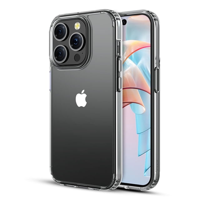 Funda MYBAT Gummy para iPhone 15 PRO Transparente MYBAT