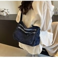 thumbnail image 2 of JennyShop Lightweight Shoulder Tote Bag, Trendy Denim Purses for Women, Denim Crossbody Handbags Jean Casual, 2 of 6