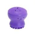 thumbnail image 3 of Soidarity Cepillos para de cara, masaje de limpieza de pulpo, producto para el cuidado de la piel, exfoliante, exfoliante lavable para hombre Desmaquilladores Violeta Soidarity MR2977-01, 3 of 6