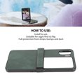 thumbnail image 4 of Funda protectora plegable para teléfono, resistente a los arañazos, con tapa para Oppo Find N2 Flip, 4 of 8