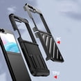 thumbnail image 5 of Allytechgroup Rugged Galaxy Z Flip 5 Case, Military Grade Shockproof Phone Case for Samsung Galaxy Z Flip5, Bumper Anti-Slip Cover for Women Men, Black, 5 of 6