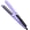 Purple, variant on Hair Straightener 1 Inch Flat Iron and Curler 2 in 1 Titanium Ceramic Ionic Dual Voltage Straightener with Heat-Resistant Silicone, for Less Frizz, Shinier & Smoother