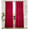 thumbnail image 3 of Lenny 54 x 90 in. Grommet Single Curtain Panel, Yellow, 3 of 5