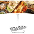 thumbnail image 4 of Soporte para reposacucharas Soporte vertical para cucharones de sopa de acero inoxidable Reposacucharas Soporte para utensilios de cocina de fácil acceso para utensilios de cocina Olla calie, 4 of 5