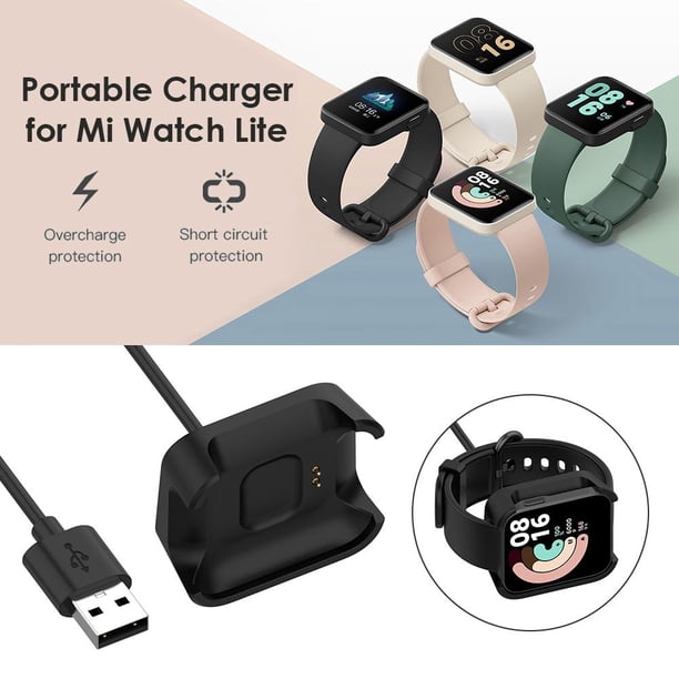 Cargador Cable de carga USB Cuna de 3 pies para Xiaomi Mi Watch Lite Redmi Watch