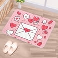 thumbnail image 5 of Valentine's Day Non-Slip Polyester Indoor Mat Door Rug Machine Washable Indoor Rugs, 5 of 6