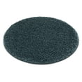 thumbnail image 4 of Well Woven Madison Shag Round Solid Area Rugs, Blue, 4 of 4