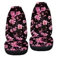 thumbnail image 6 of ZIATUBLE Cherry Blossom Car Seat Dust Cover Anti Slip Car Seat Covers Front Seat Only Auto Interior Accessories for Most Cars SUV Sedan Set of 2 Polyester Vehicle Seat Protector for Front Seats, 6 of 7