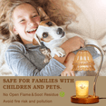 thumbnail image 5 of Funistree Candle Warmer Lamp with Timer, Flower Candle Lamp Perfect for Home Decor Gift for Women Mom, 5 of 6