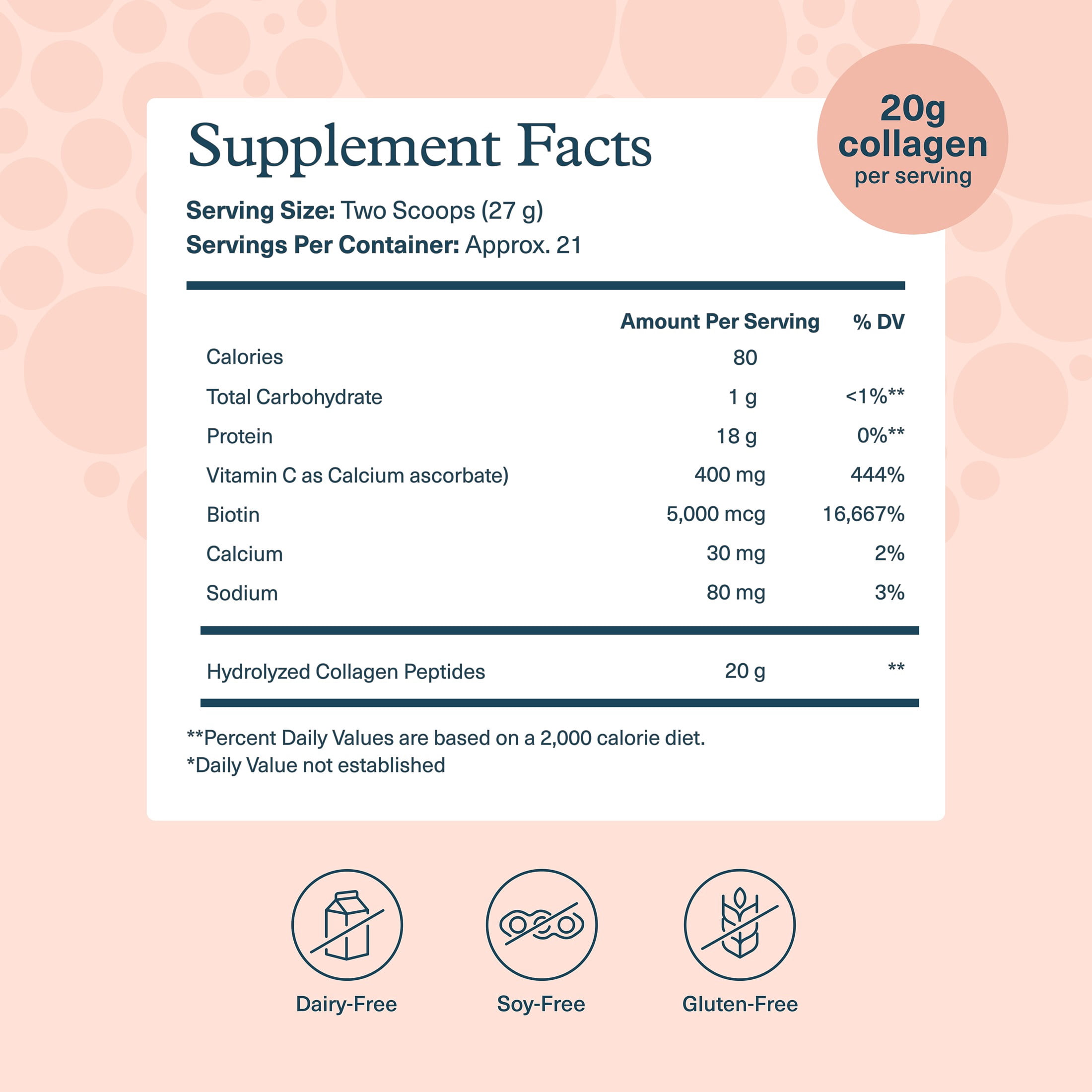 Youtheory Collagen Powder - 20 g Hydrolyzed Collagen Peptides - With Vitamin C, Biotin & Amino Acids - Supports Joint & Bone Health* - Unflavored - 20 oz (21-Day Supply)
