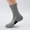 Gray, variant on B&Q 3 Pairs Mens Performance Cotton Athletic Casual Dress Crew Cushion Breathable Long Socks for Running Basketball Work Sports Hiking