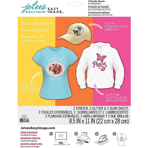 Jolee S Easy Image Transfer Sheets 8 5 X 11 6pk Walmart Com Walmart Com
