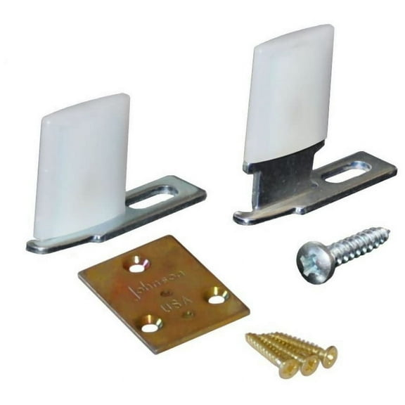 Johnson Hardware Jh2041plbg Door Guide Kit For Hidden Pocket Doors - Brass / Aluminum