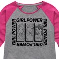 thumbnail image 3 of Disney Princess - Girl Power All Of Us - Toddler & Youth Girls Raglan Graphic T-Shirt, 3 of 5