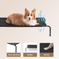 thumbnail image 2 of Cuna elevada para perros EHEYCIGA para perros grandes de 35 a 125 libras, 2 of 9