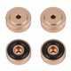 thumbnail image 2 of 4 piezas de 20 x 8 mm de aleación de aluminio para pies de amplificador, amortiguadores, almohadillas para pies de amplificador, color dorado, 2 of 11