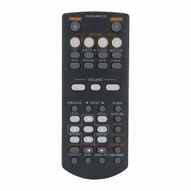Kenally Amplificador Control remoto Teatro Amp Receptor Controlador Equipo de control Accesorios Reemplazo para RAV28 / AV / RAV34 Accesorios para motos Kenally VI020098-01
