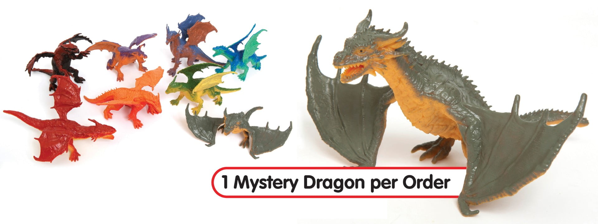 4 pack) Zoo Troop Mystery Dragon – 1 Surprise Dragon per Order