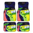 thumbnail image 1 of Goofa SpongeBob SquarePants Print 4-Piece Floor Mats, Heavy-Duty Rubber Liners, Anti-Slip Design, All-Season Automotive Protection, Vehicles, Cars, Trucks, and SUVs, 1 of 7