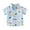 Sky Blue, variant on Mrzhqd T-Shirts For Boys Little & Big Short Sleeve Button Down Shirt Cartoon Dinosaur Pattern With Pockets For 5-6 Years