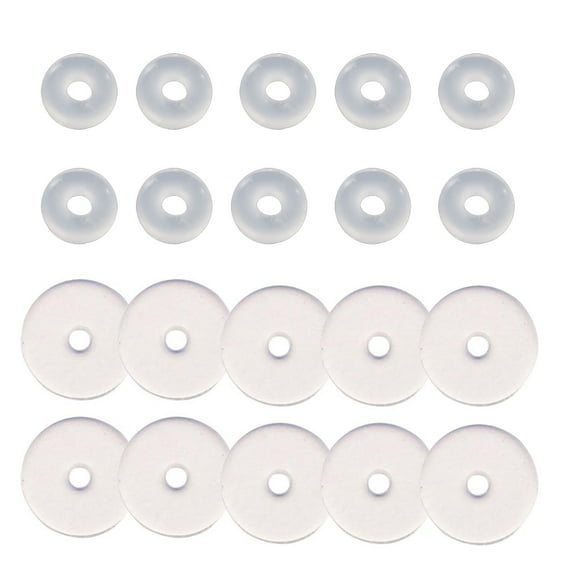 20Pcs/set Anti-hyperplasia Invagination Elimination of Polyps Small Flying Saucer Silicone Fixing Ring Lip Stud Earrings