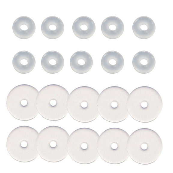 Piercing Healing Silicone Discs Fixed Ring for the Back of the Earrings Transparent Disc Pads for Fixing the Earrings