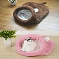 thumbnail image 1 of Keep Pets Cozy This Sleeping Cat this adorable sleeping bag. Dog: Internal Warm And Comfortable Get Sleep This Bed - For Dogs Sleeping Internal grey L, 1 of 9