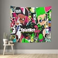 thumbnail image 2 of Splatoon Wall Tapestry Cartoon Poster Wall Hanging Tapestry for College Dorm Living Room Bedroom Decoration 60x80 Inch, 2 of 7