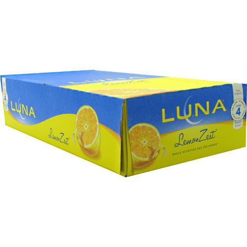 LUNA, Snack Bars, 1.69 oz, Lemonzest Flavor, Gluten-Free - Walmart.com