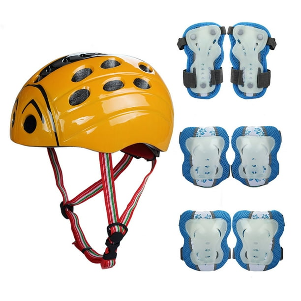 CoastaCloud Kids Skateboard Protection Set with Helmet, Knee and Elbow