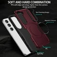 thumbnail image 5 of Dteck Magnetic Case for Samsung Galaxy S21 FE Compatible with MagSafe, Shockproof Military Grade Protection Magnetic Rugged Case for Samsung Galaxy S21 FE,Winered, 5 of 9