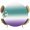 Purple, variant on Ombre Teal Green Round Tablecloth 55-60 Inch Round Fitted Table Cloth with Elastic Edge, Modern Abstract Art Gradient Waterproof Table Cover Protector for Outdoor Picnic Party Dining