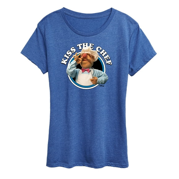 Muppets -Kiss The Chef - Ladies Short Sleeve Classic Fit Tee