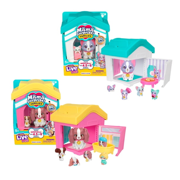 Paquete de set de juego Dog House Little Live Pets Mama Surprise