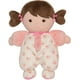 thumbnail image 1 of Baby Starters Plush Baby Doll with Rattle, Brunette Olivia, Pink, 9 inch, 1 of 4