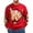 Red, variant on Mens Halloween Sweater Skeleton Graphic Printed Knit Pullover Oversized Loose Fit Warm Winter Sweater Soft Casual Knitwear for Festive Wear