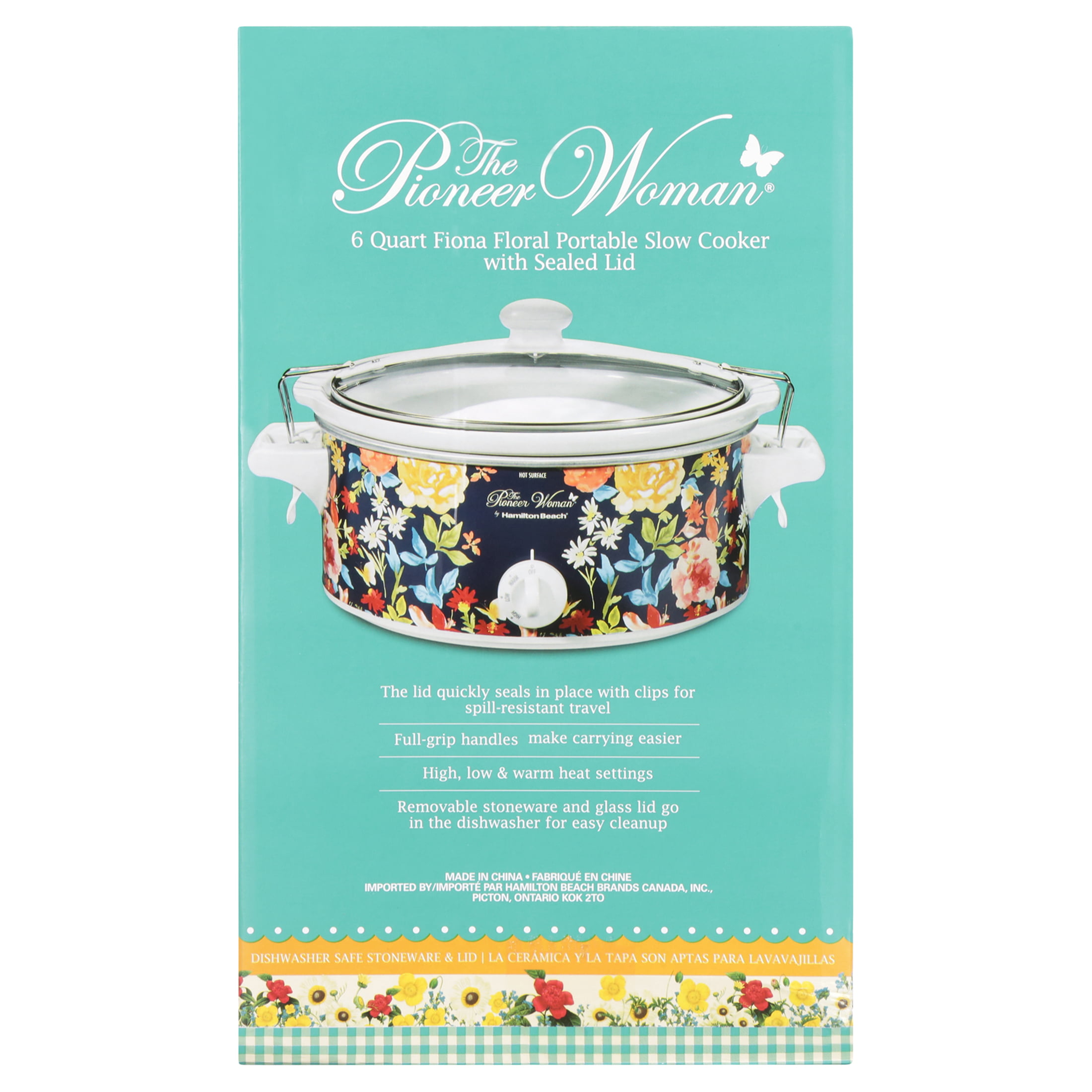 The Pioneer Woman Flea Market Floral 6-Qt Slow Cooker for $24.99 ::  Southern Savers