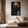 thumbnail image 6 of “Jesus with Golden Crown of Thorns (Sacred Tone)” Spiritual Canvas Wall Art Ready to Hang for Living Room and Bedroom, 6 of 8
