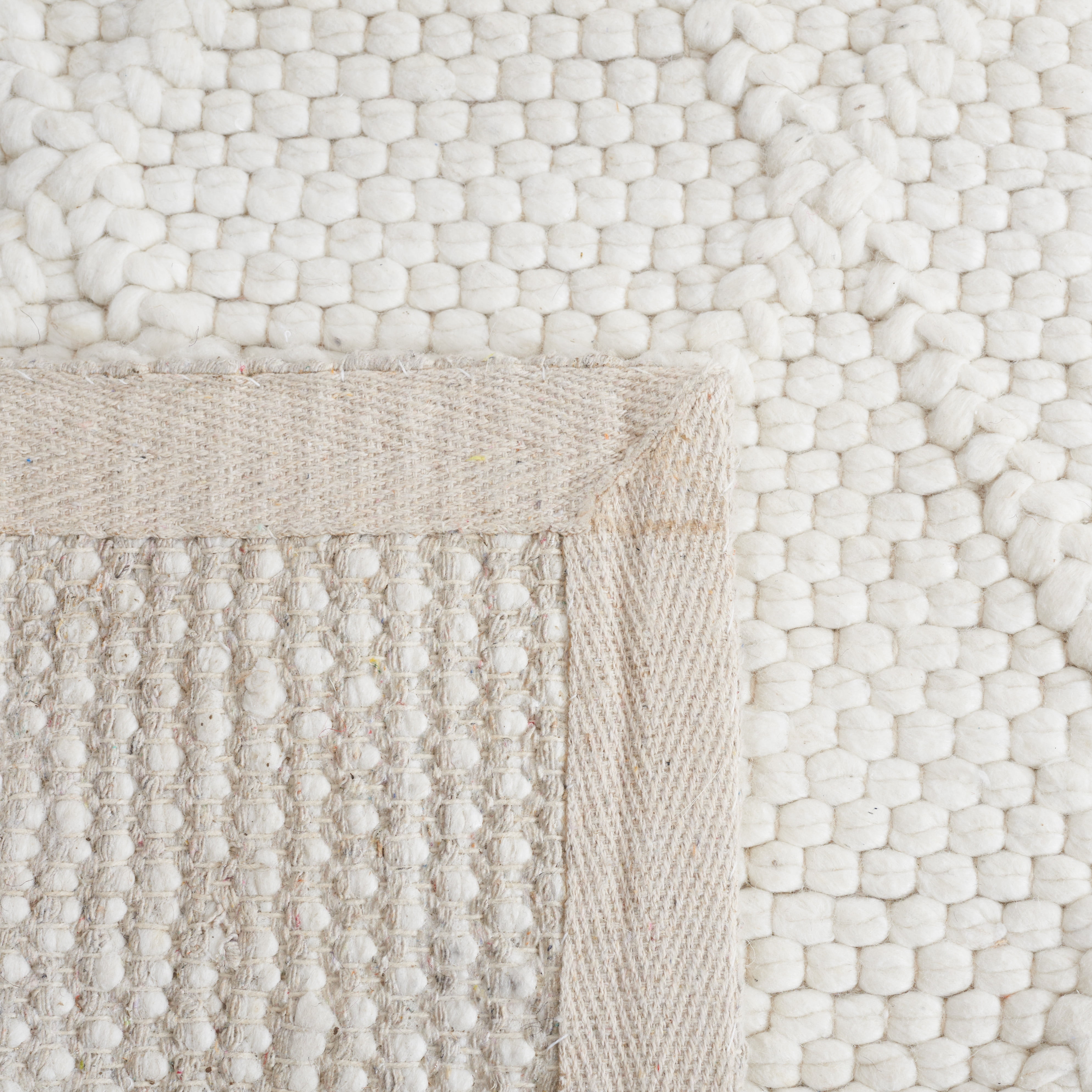 SAFAVIEH Natura Tracery Geometric Runner Rug, Ivory, 2'3" x 6'