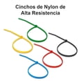 thumbnail image 2 of Cinchos Plastico 5 Colores 500pz 20cmx2.5mm Alta Resistencia Multicolor LK-CM-500 Steelpro Links, 2 of 4