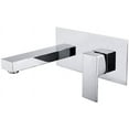 thumbnail image 1 of Grifos de Baño Montados en la Pared, Grifo de Fregadero de Barco Cromo Latón Macizo con Válvula Incluida, SUMERAIN, 1 of 6