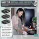 thumbnail image 2 of 16pcs Replacement Rubber For Airfryer Grill Airfryer Pieces Non-scratch Protective Covers Kitchen C, 2 of 5