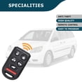 thumbnail image 3 of AKS KEYS Replacement Fits for Honda Odyssey Keyless Entry Remote 6 Buttons for Vehicles That Use OUCG8D-399H-A - 314 MHz (2 Pack), 3 of 6