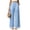 Royal Blue, variant on Lace Patchwork Pants for Women Elastic High Waist Drawstring Wide Leg Pants Causal Loose Palazzo Pants, XL
