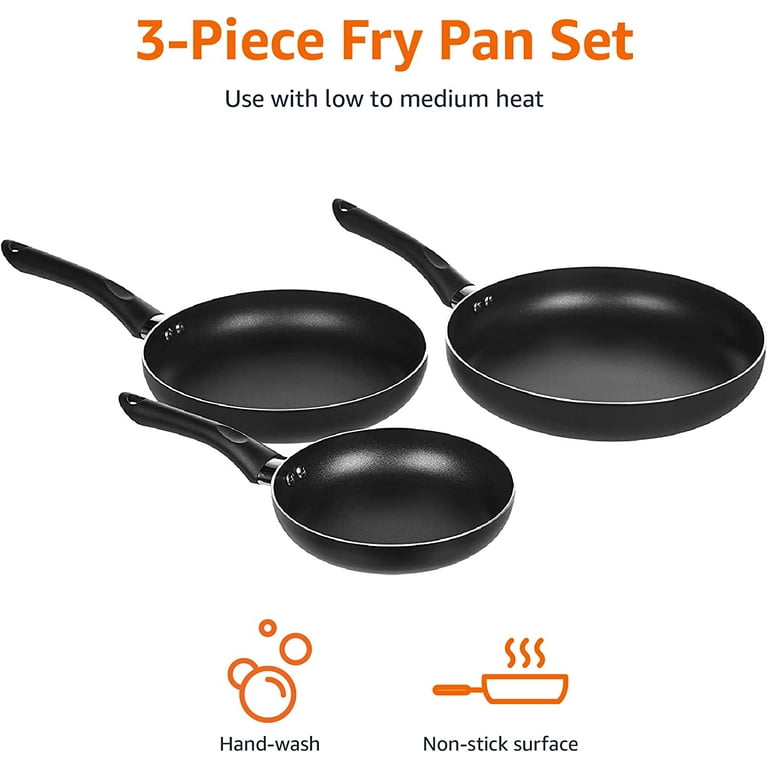 Diamond Non-Stick Fry Pan 3pc Set - 8, 10 & 12 Fry pans - On Sale - Bed  Bath & Beyond - 34804923