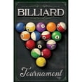 thumbnail image 3 of Mollie B. 13x18 Black Modern Framed Museum Art Print Titled - Billiards Tournament, 3 of 5
